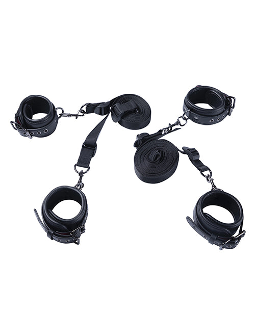 Kinky Play Box Luxury Bondage Bed Restraint Kit - Black by Uc Global Trade INChoney Play B