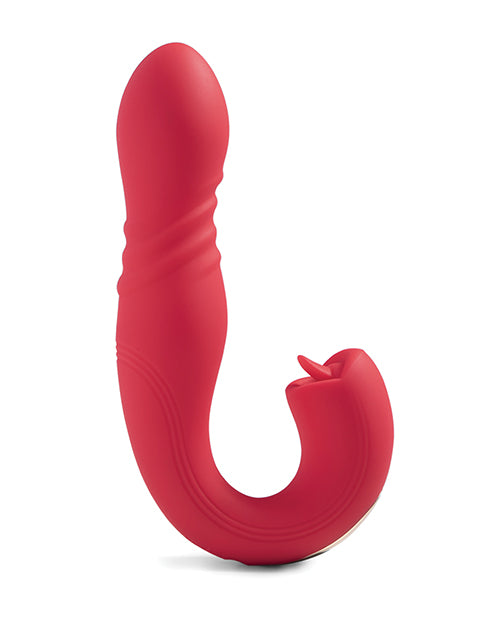 Joi App Controlled Thrusting G-spot Vibrator & Clit Licker by Uc Global Trade INChoney Play B