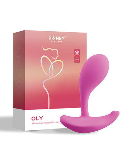 Oly App-enabled Wearable Clit & G Spot Vibrator - Pink