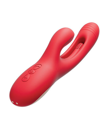 Bora G-Spot Tapping Rabbit Vibrator - Red