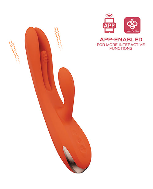 Terri App Controlled Kinky Finger Tapping Rabbit Vibrator