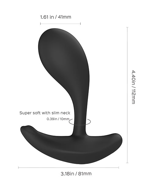 Oly 2 Pressure Sensing App-Enabled Wearable Clit & G Spot Vibrator - Black