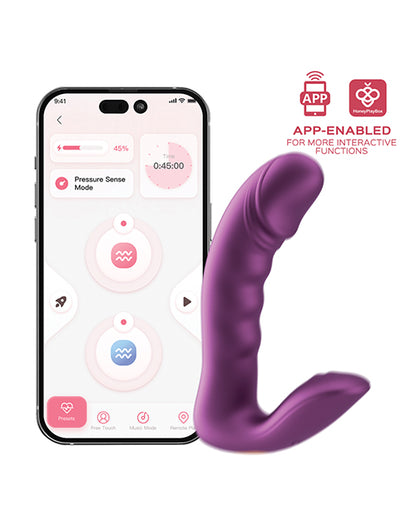 Rora 2 App Controlled Rotating G-Spot Vibrator & Clitoral Stimulator - Purple