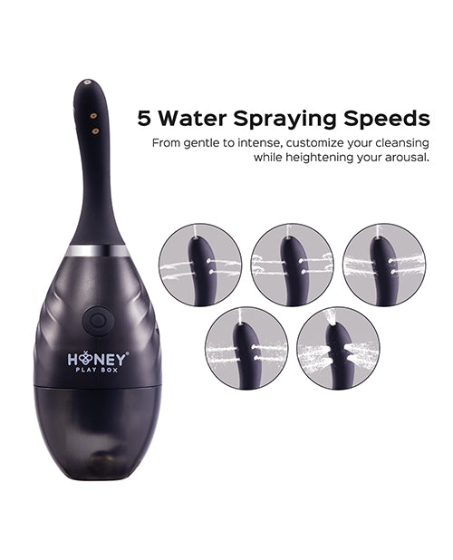 Bulby Auto Spray Anal Douche System - Black by Uc Global Trade INChoney Play B