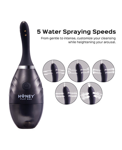 Bulby Auto Spray Anal Douche System - Black by Uc Global Trade INChoney Play B