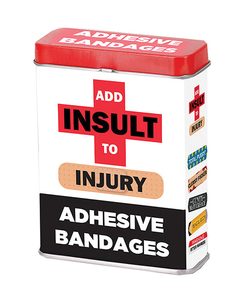 Add Insult to Injury Bandages w/Assorted Sayings - Box of 25 by Hott Products