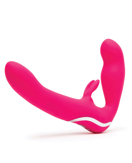 Happy Rabbit Strapless Strap on Rabbit Vibe - Pink