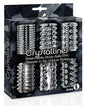 The 9's Crystalline TPR Cock Sleeve 6 Pack - Clear by Icon Brands INC