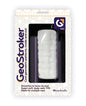 GeoStroker Two 5" Ultra-Soft TPR Stroker - White by Icon Brands INC