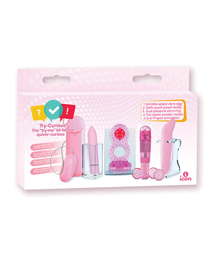 Try-Curious Vibe Set - Pink by Icon Brands INC