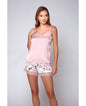 Stretch Cami & Floral Shorts Pink