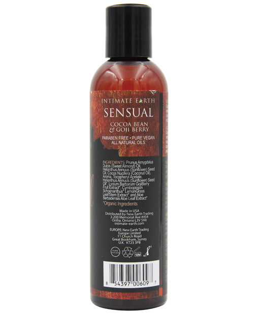 Intimate Earth Sensual Massage Oil - 120 ml Cocoa Bean & Gogi Berry