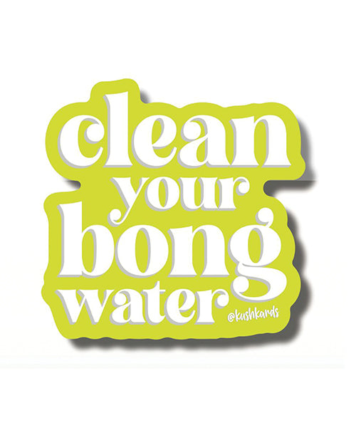 Bong Water Sticker - Pack of 3 by Kush Kards LLC