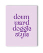 Downward Doggie Naughty Greeting Card