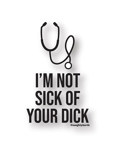 Sick Dick Naughty Sticker - Pack of 3 by Kush Kards LLC