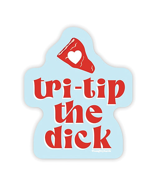 Tri-Trip Naughty Sticker - Pack of 3 by Kush Kards LLC