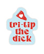 Tri-Trip Naughty Sticker - Pack of 3 by Kush Kards LLC