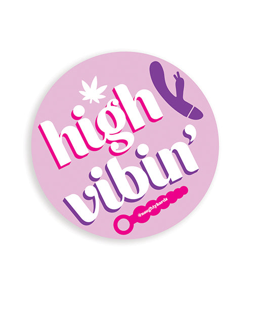 High Vibin' 420 Sticker - Pack of 3 by Kush Kards LLC