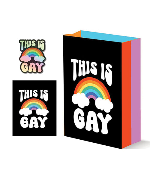 This Is Gay Clouds Pride Set by Kush Kards LLC