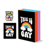 This Is Gay Clouds Pride Set by Kush Kards LLC