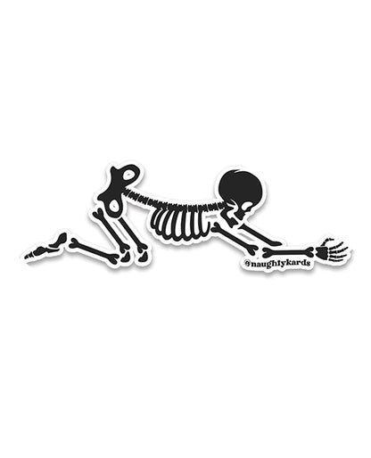 Halloween Bending Over Birthday Greeting Card