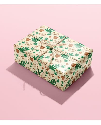 Plant Lady Naughty Wrapping Paper