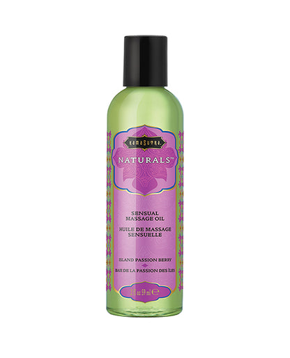 Kama Sutra Naturals Massage Oil - 2 oz Island Passion Berry