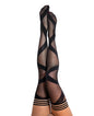 Kix'ies Jackie Ballet Thigh High Black