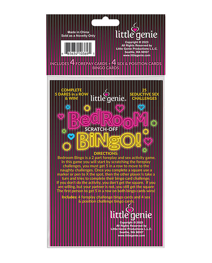 Bedroom Bingo Scratch-Off Game