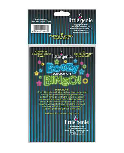 Boozy Bingo Scratch-Off Game by Little Genie Productions LLC