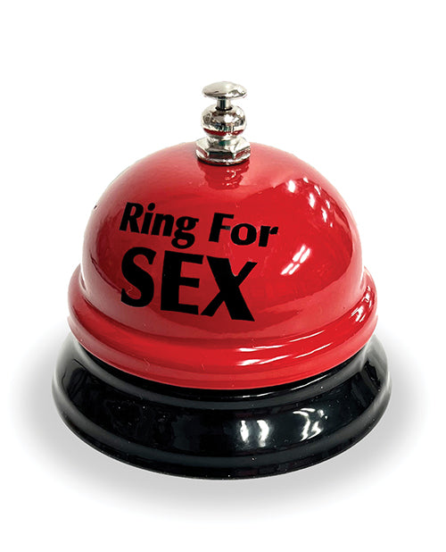 Ring the Bell for Sex Desk Bell - Red/Black by Little Genie Productions LLC