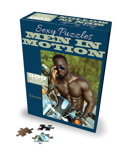 Sexy 500 Pc Puzzles Men In Motion by Little Genie Productions LLC