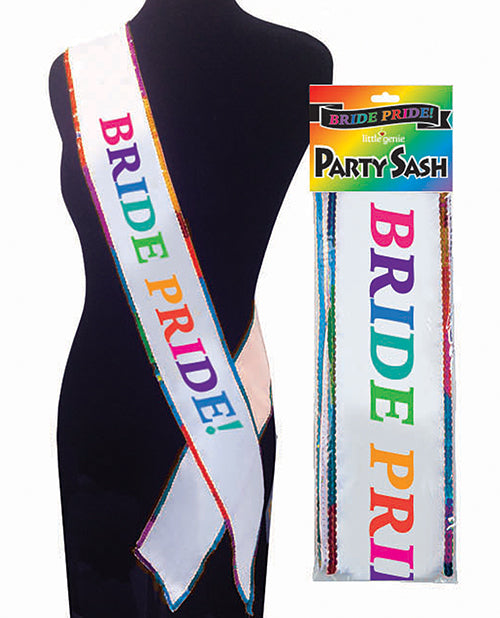 Bride Pride Sash by Little Genie Productions LLC