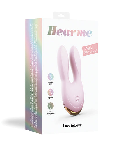 Love to Love Hear Me Flexible Ear Stim - Baby Pink by Lovely Planet