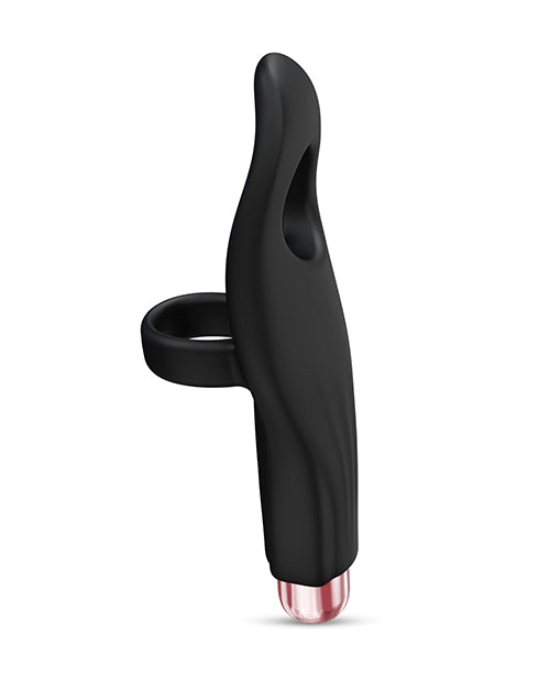 Love to Love Tickle Me Finger Vibe - Black Onyx by Lovely Planet