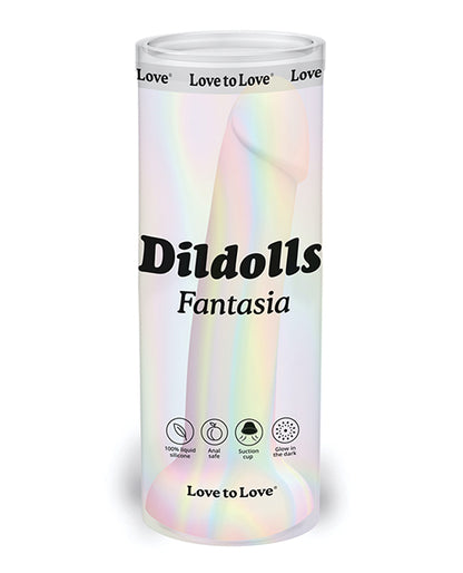 Love to Love Curved Suction Cup Dildolls Fantasia - Asst Colors