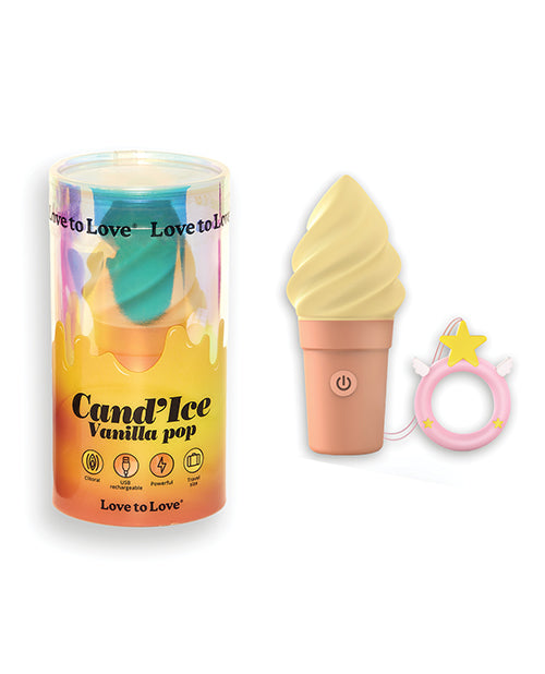 Love to Love Cand'ice Ice Cream Cone Stimulator - Vanilla Pop by Lovely Planet