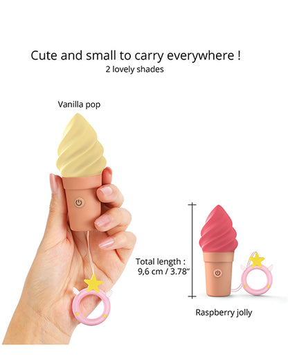 Love to Love Cand'ice Ice Cream Cone Stimulator - Vanilla Pop by Lovely Planet