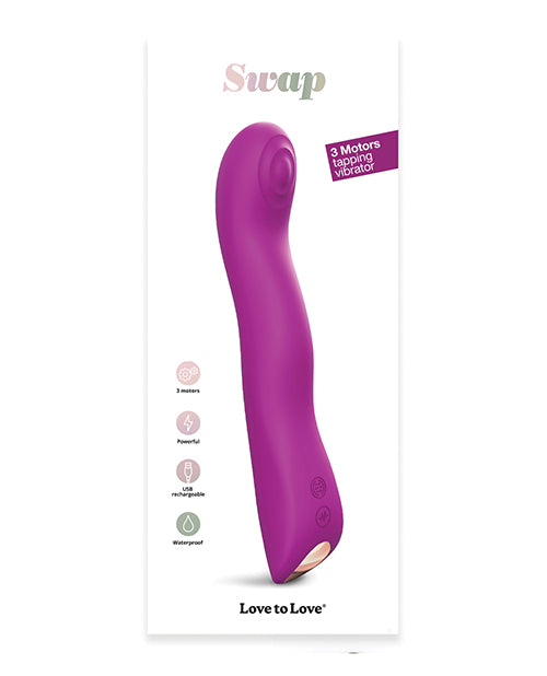 Love To Love Swap Tapping Vibrator by Lovely Planet
