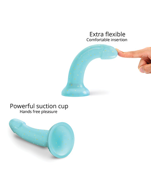 Love to Love Curved Suction Cup Dildolls Nightfall - Blue