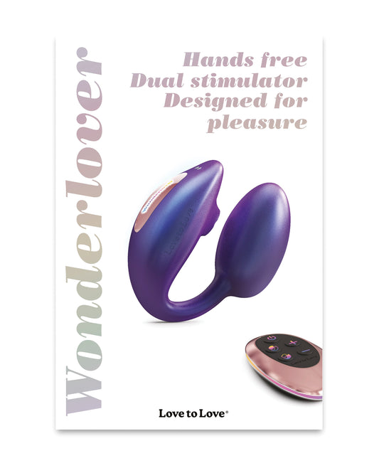 Love to Love Wonderlover Dual Stimulator - Iridescent Night