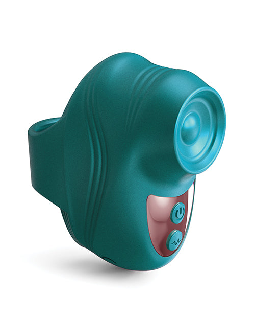 Love to Love Kisscool Tapping Finger Vibe - Teal Me by Lovely Planet