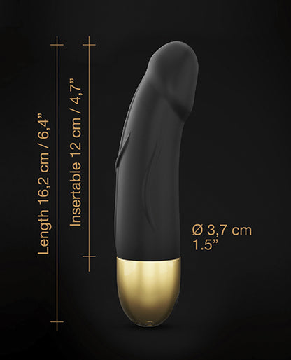 Dorcel Real Vibration S 6" Rechargeable Vibrator 2.0 - Gold by Lovely Planet