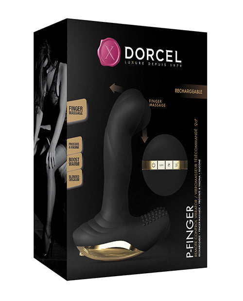 Dorcel P-Finger Come Hither - Black/Gold by Lovely Planet