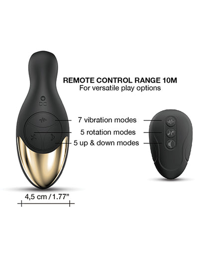 Dorcel P-Joy Double Action Prostate Massager - Black by Lovely Planet
