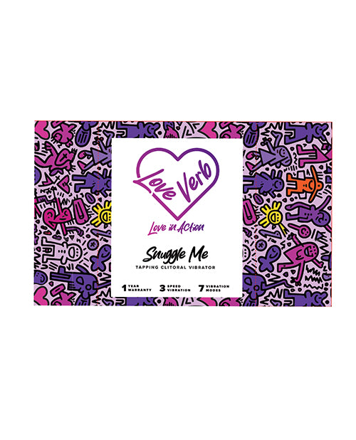 Love Verb Snuggle Me Copper-Infused Clitoral Vibrator - Lilac by Loveverb