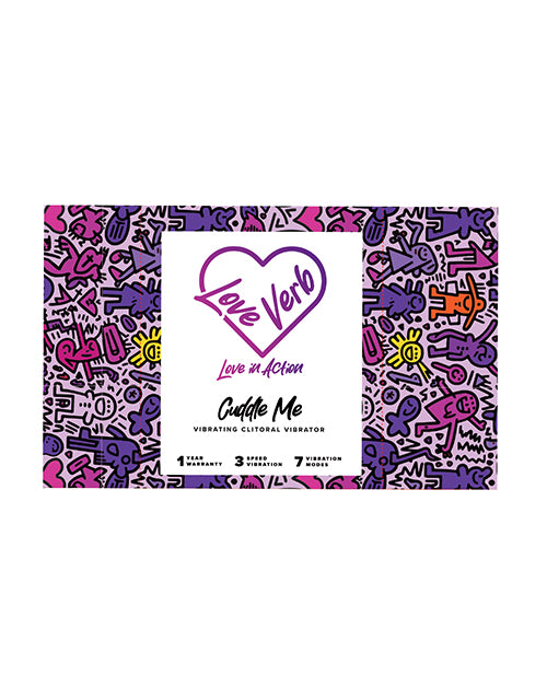 Love Verb Cuddle Me Copper-Infused Thumping Clitoral Vibrator - Lilac by Loveverb