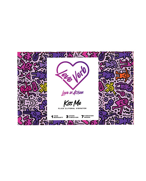 Love Verb Kiss Me Copper-Infused Clit Tickler - Lilac by Loveverb