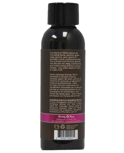 Earthly Body Massage & Body Oil - 2 Oz