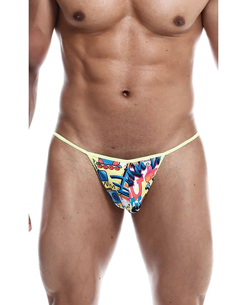 Male Basics Sinful Hipster Music T Thong G-string Print